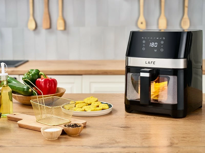 Friteza brez olja Lafe MasterFry, 5 L, 1500 W, črna