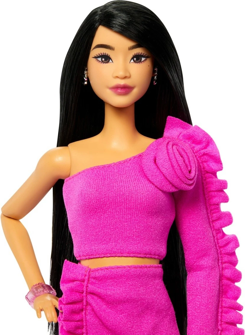 Punčka z nogno protezo Barbie Mattel Deluxe Style HYV26, roza