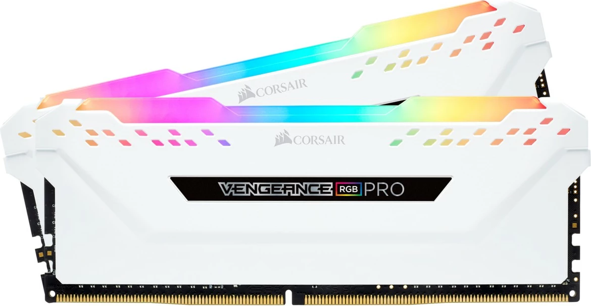 32GB (2x16GB) DDR4 3200MHz pomnilnik Corsair Vengeance RGB PRO, bel