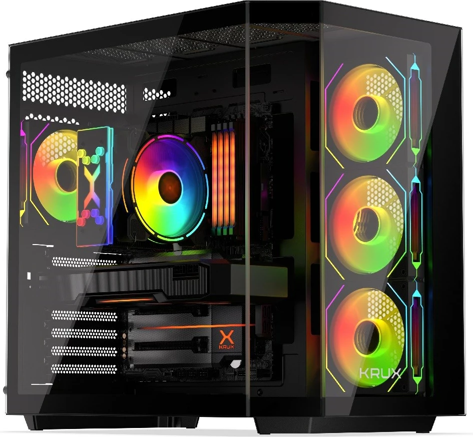 Ohišje KRUX Empero KRXD010 za računalnik, črno