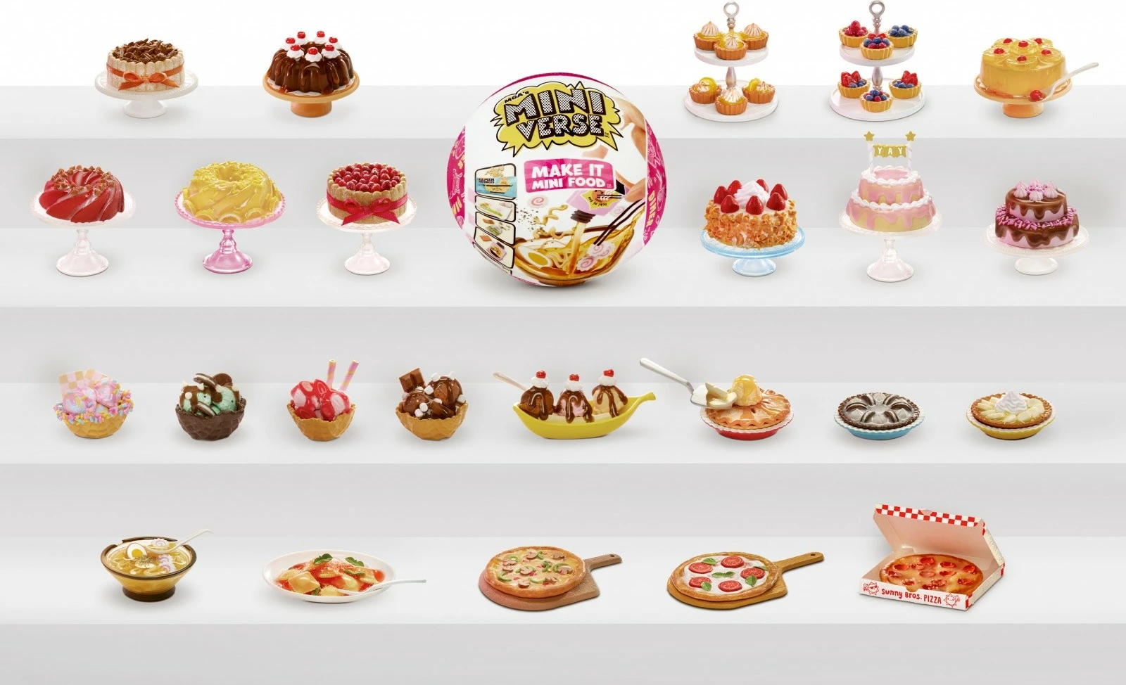 Zbirateljska figurica Make It Mini Food Diner, MGA Miniverse, 1 kos