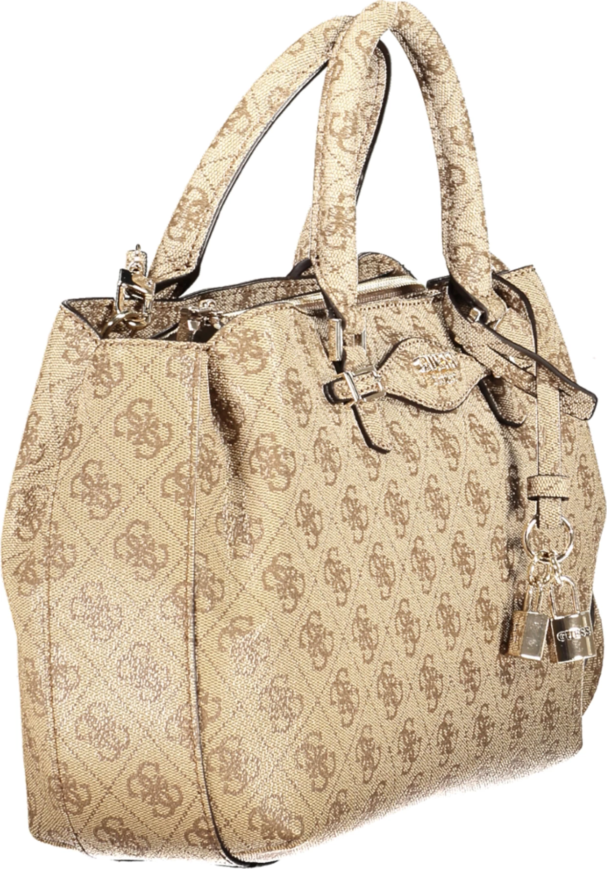 Torba Katya GUESS JEANS za ženske, bež