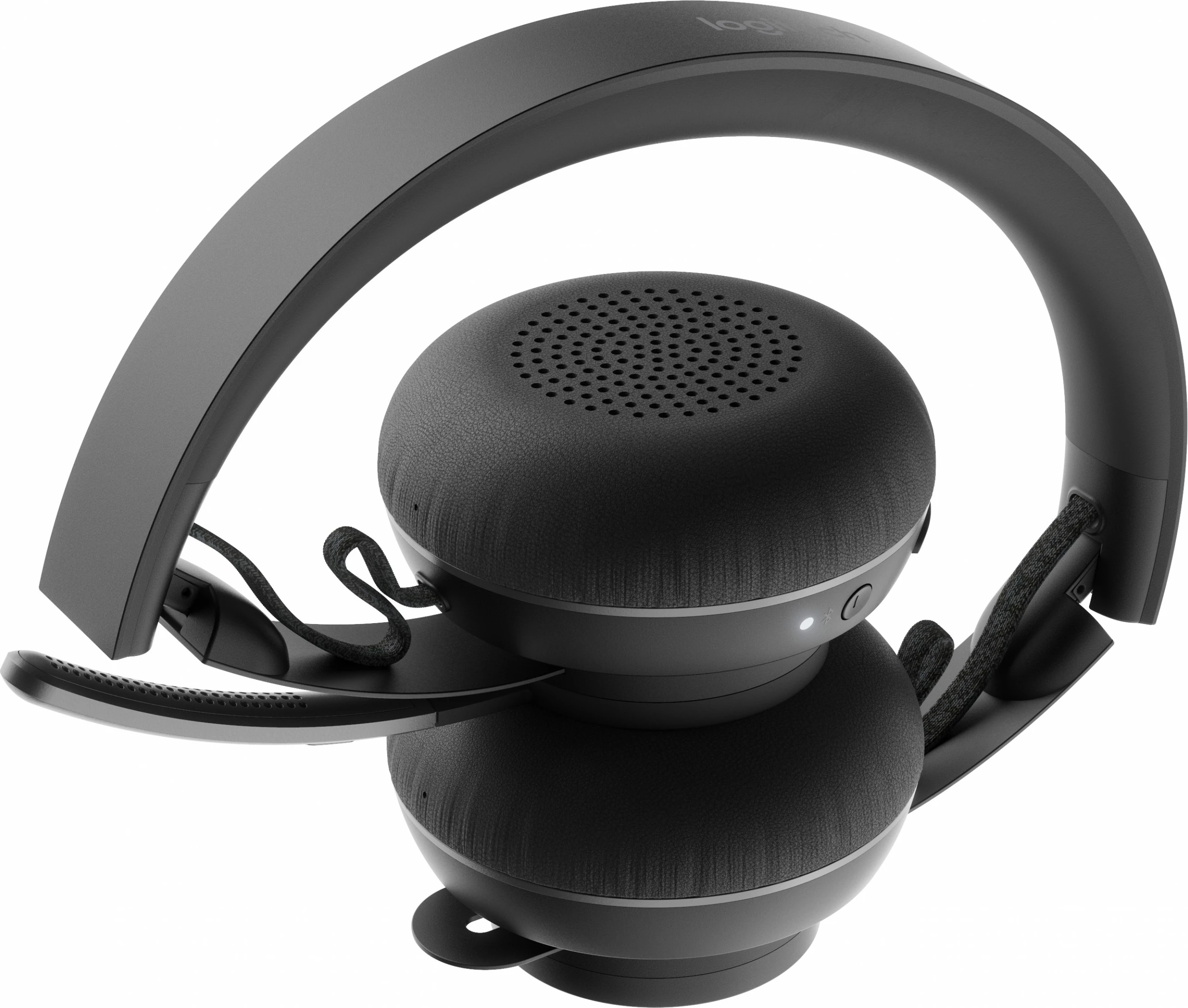 Brez breznih slušalk z mikrofonom Logitech Zone Wireless UC, brezžične, za pisarno/klicni center, 180,8 g, grafit