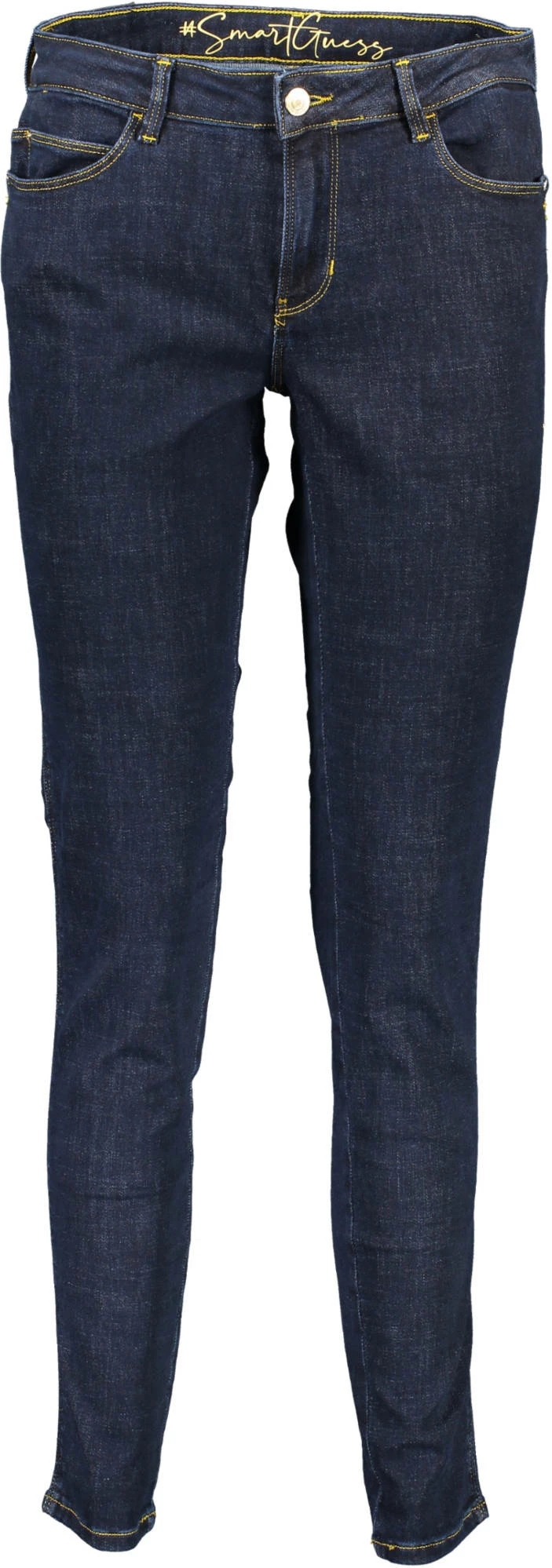Skinny mid kavbojke GUESS JEANS, ženske, modre