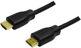 HDMI kabel 1 m, LogiLink HDMI Type A (moški/moški), črn
