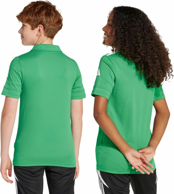Polo majica za otroke adidas, zelena