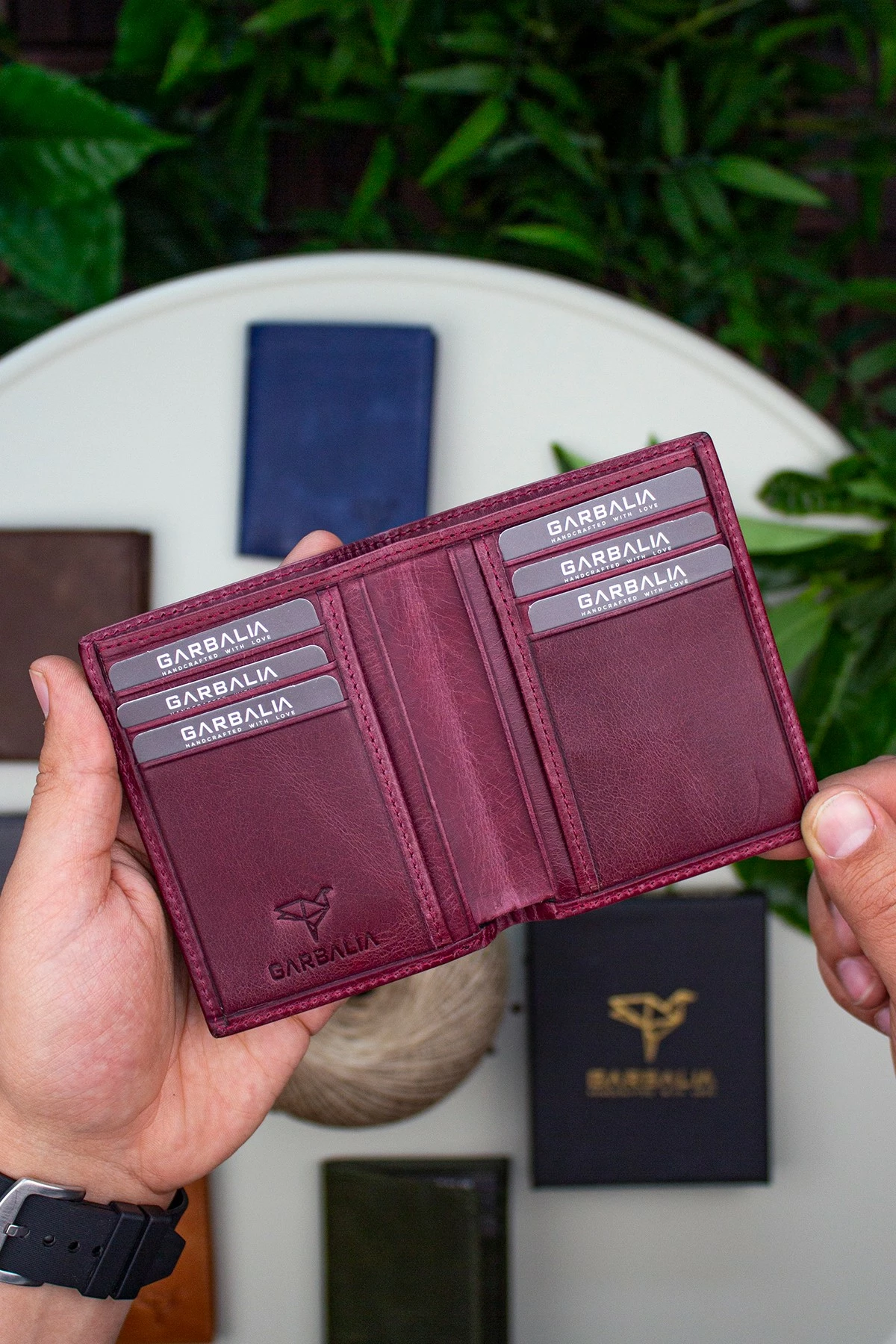 Držalo za kartice, rdeče Claret, Zoozie Bags, Utah