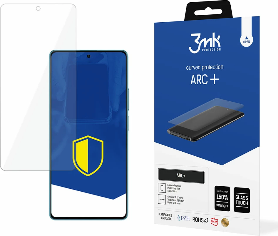 Zaščitno steklo 3mk ARC+ za Xiaomi Redmi Note 13 5G, prozorno