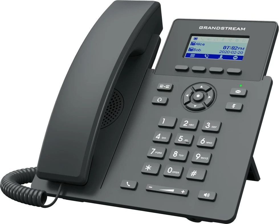IP telefon Grandstream GRP2601P, 2 liniji, črn