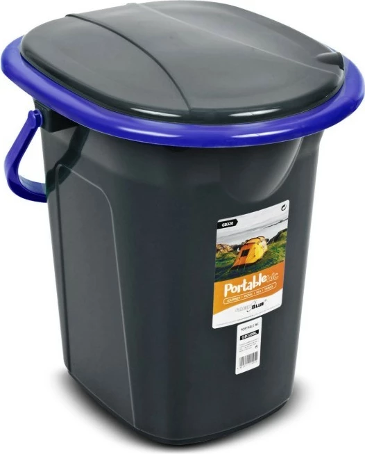 Prenosni stranišče GreenBlue GB320BB, črno/modro