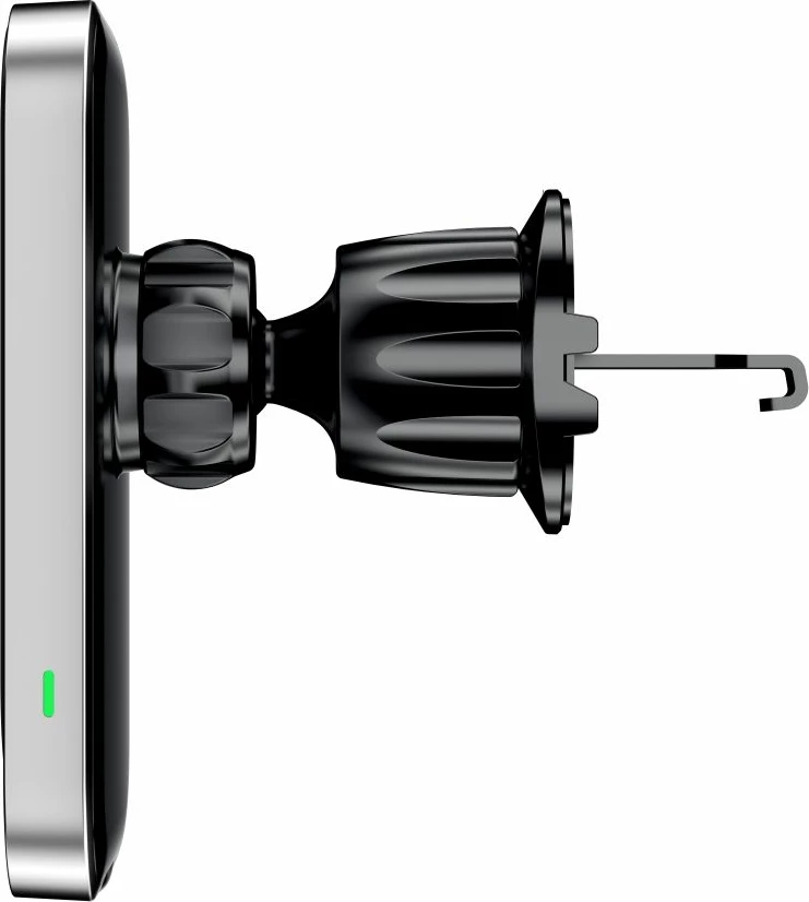 Magnetni nosilec za avto s MagSafe in brezžičnim polnjenjem 15 W, črn, Tech-Protect MM15W-V9