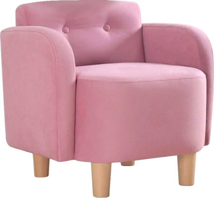 Otroški naslanjač z naslonjali, Atelier del Sofa Volie, roza
