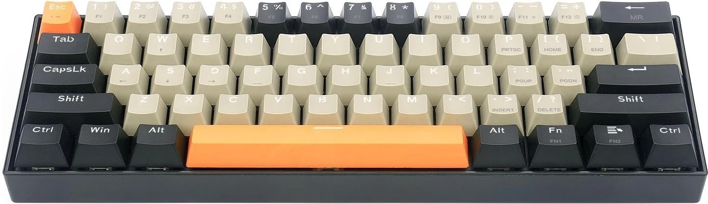 Kompaktna tipkovnica z žico Redragon K606 LAKSHMI, 61 tipk, rjava