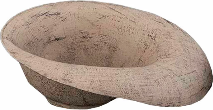 Dekorativna posoda EARTH BOWL, aluminij, svetlo in temno rjava, 32x32x11 cm