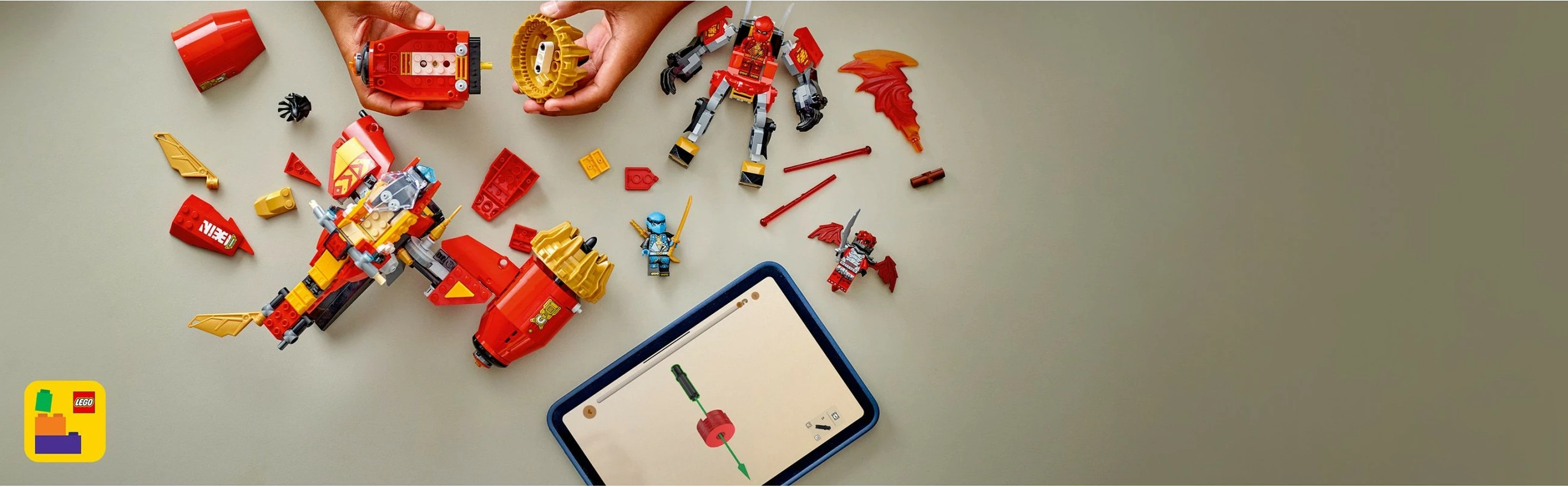 Gradbeni set Kais Mech Storm Rider LEGO Ninjago 71830, 333 kosov, večbarven