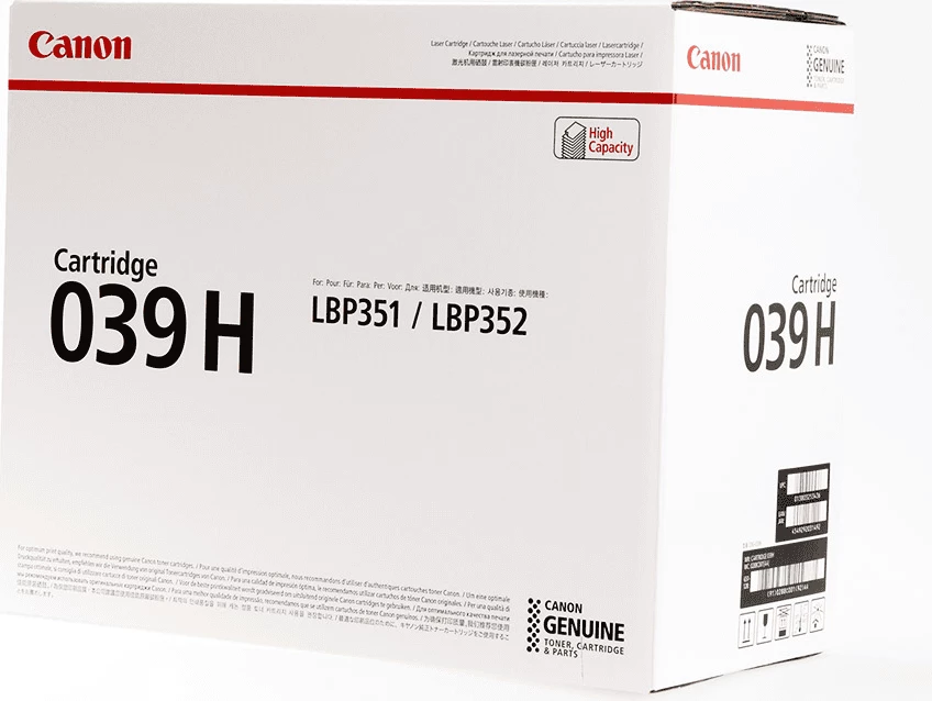 Toner kartuša 25.000 strani XL, Canon 039H (0288C001), črn