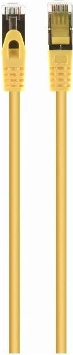 Ethernet kabel, Gembird kat.6A S/FTP LSZH 0,25 m, rumen