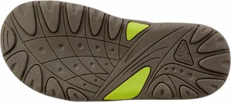 Sandali za fante Kappa, rjava in zelena