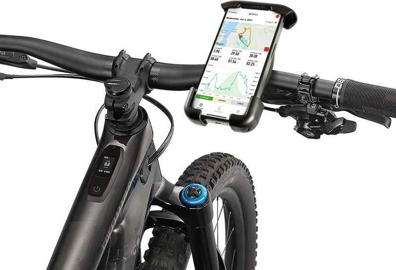 Držalo za telefon CRONG Bikeclip Enduro za kolo/motor, za telefone 4,7–6,8", črno