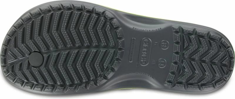 Papuče Crocs Crocband Flip za moške, zelena/grafit