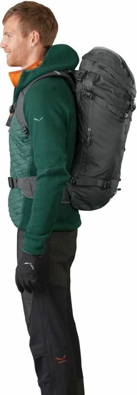 Tehnične hlače Salewa za moške, črne