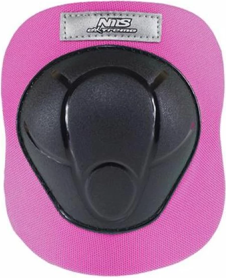 Komplet zaščitnikov, črno-rožnat Nils Extreme H210, velikost L