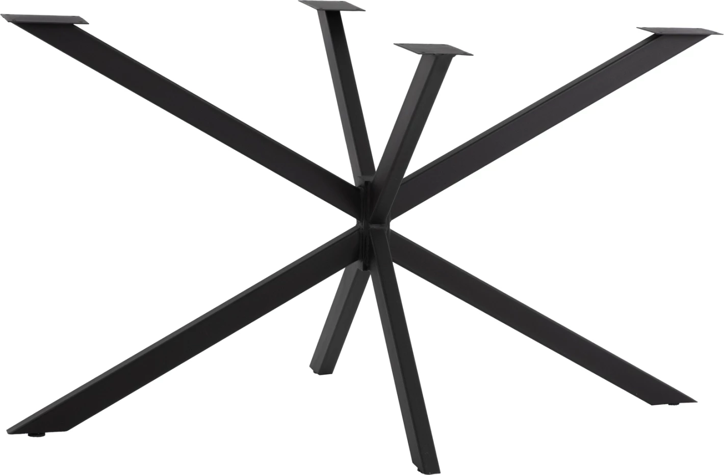 Osnova za mizo FH5917 črna kovina dvojna križna razporeditev 130x72x71,5H cm