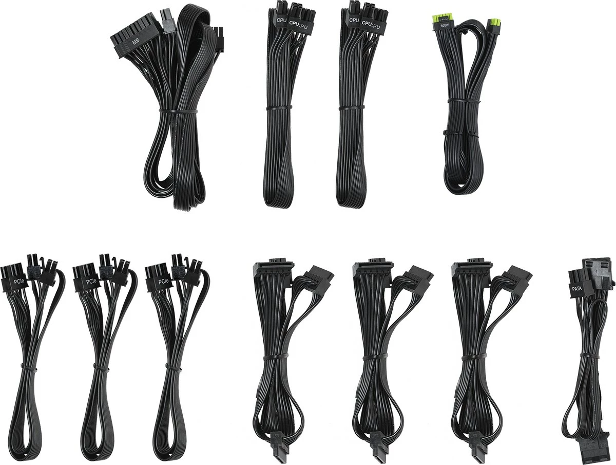 Napajalnik 1000 W, 80 PLUS Gold, modularen, črn (ASRock SL-1000G)