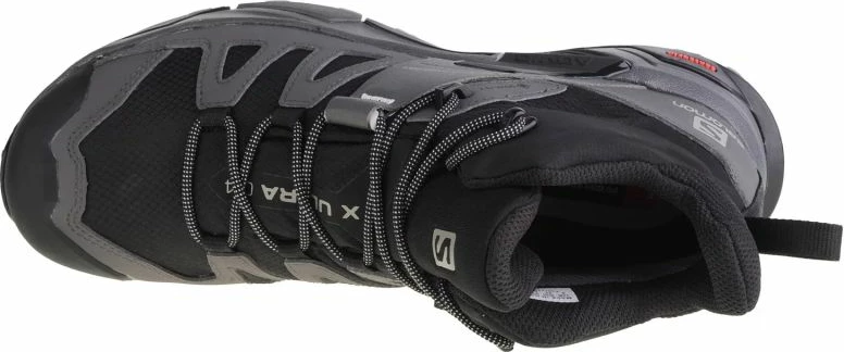 Planinski čevlji, Salomon X Ultra 4 Mid GTX, moški, črni in sivi