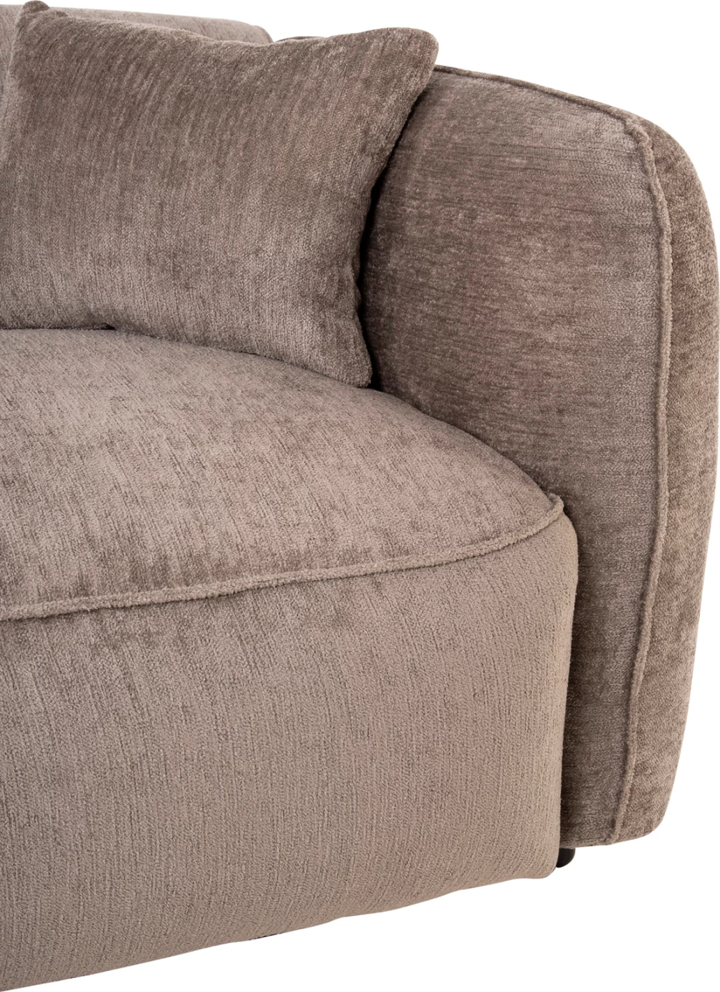 Kotna sedežna garnitura (levi) TREAT FH3277.02L temno bež tkanina 270x163x74Hcm