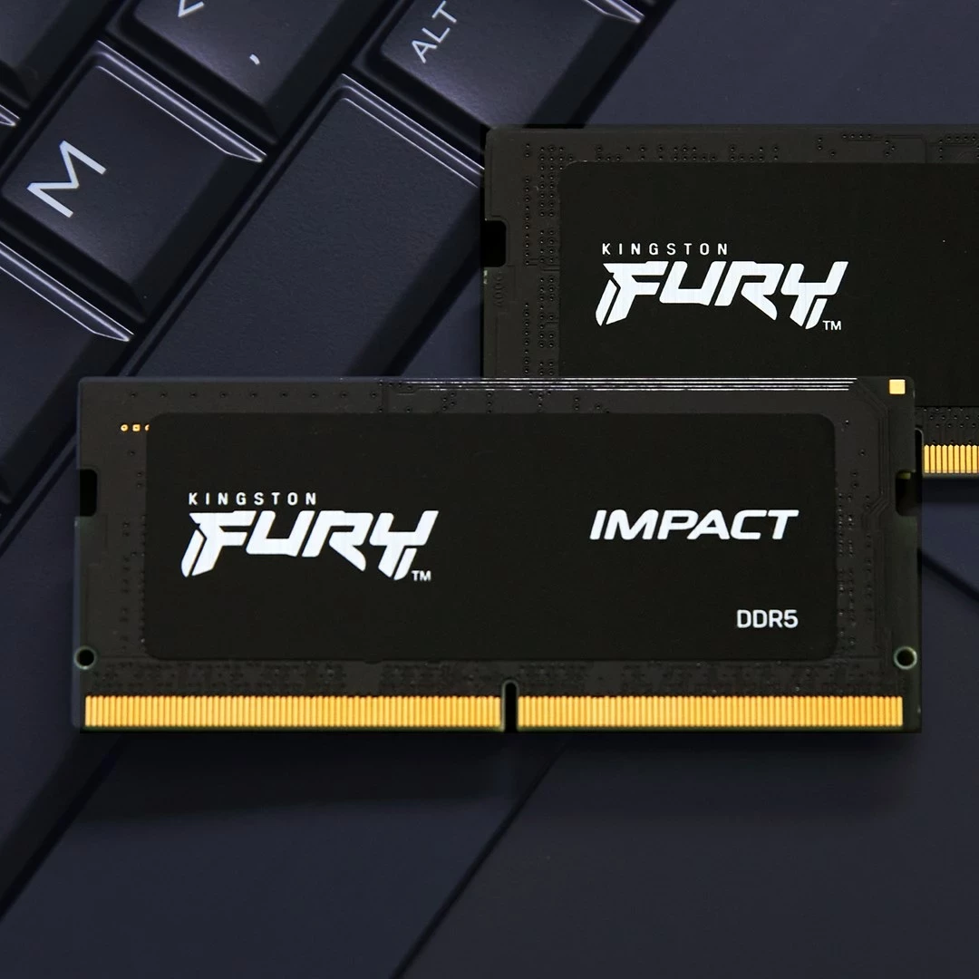 RAM pomnilnik Kingston Fury Impact, SODIMM, DDR5, 16 GB, 5600 MHz, CL40