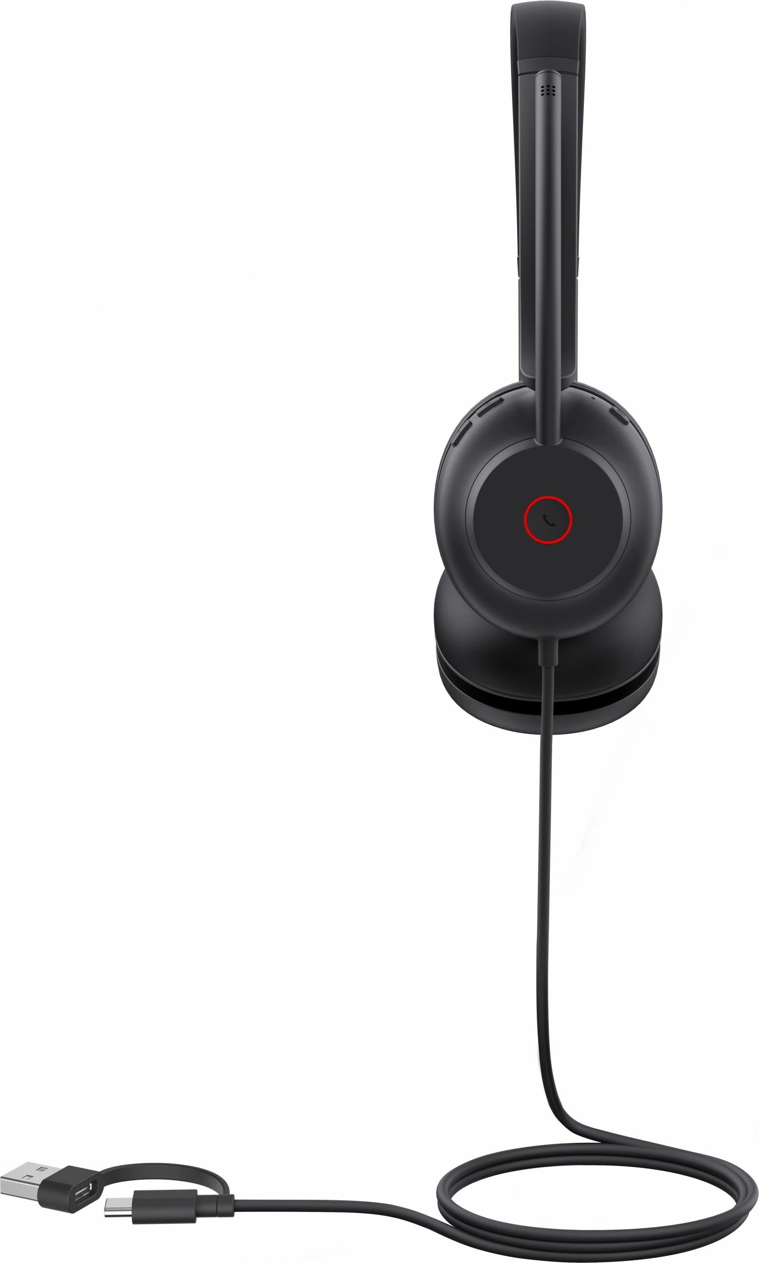 Binauralne slušalke Yealink UH35 Dual UC, USB-C/USB-A, črne