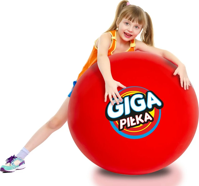 Giant žoga Epee Giga Red Ball, 2,5 m, rdeča, z zračno črpalko