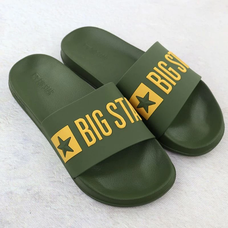 Papučke Big Star, moške, zelene