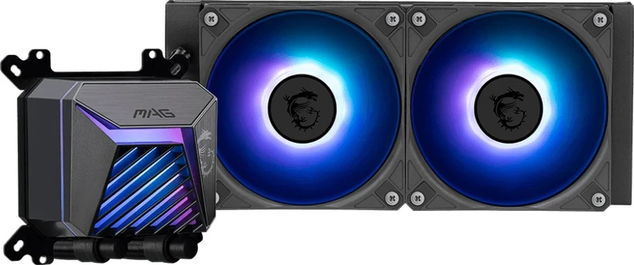 All-in-one vodno hlajenje 240 (2x12 cm), črno MSI MAG Coreliquid A15