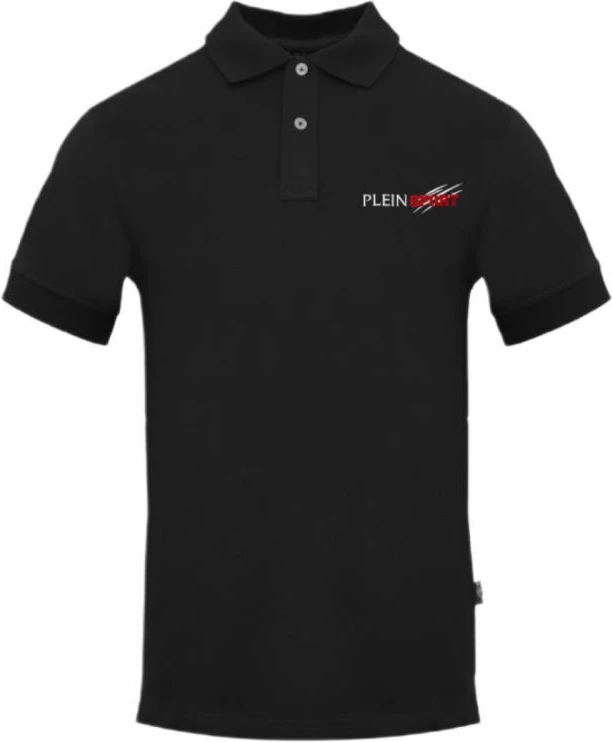 Polo majica Plein Sport, moška, črna