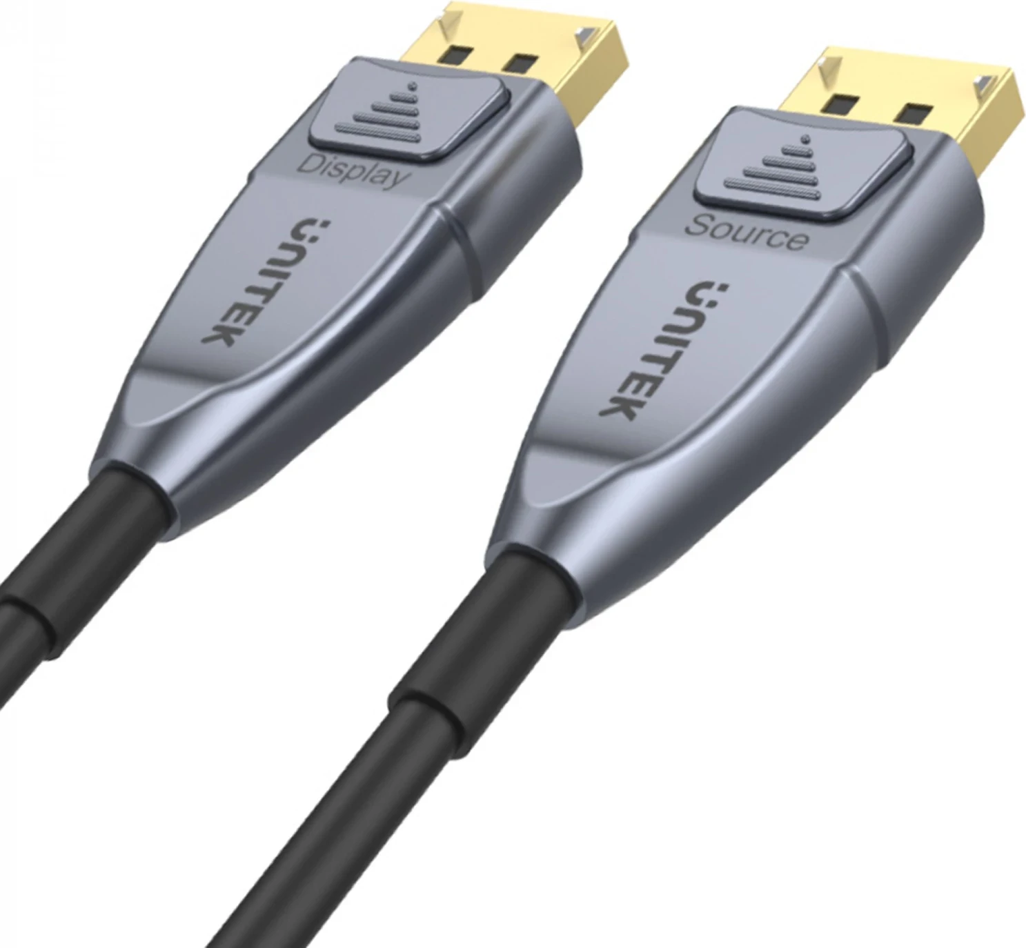 Kabrlja DisplayPort 1.4, 8K, 20,0 m, črno-srebrna - Unitek