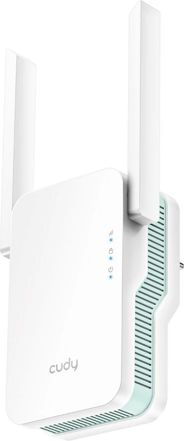 Mesh Wi‑Fi ponavljalnik CUDY RE1500, Wi‑Fi 6, 1201 Mbps, bel