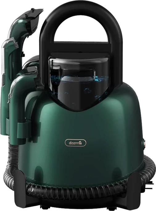 Parni in čistilni sesalnik Deerma DEM-BY700, 1650 W, 1,6 L čista voda, 1,4 L umazana voda, zelen, komplet nastavkov