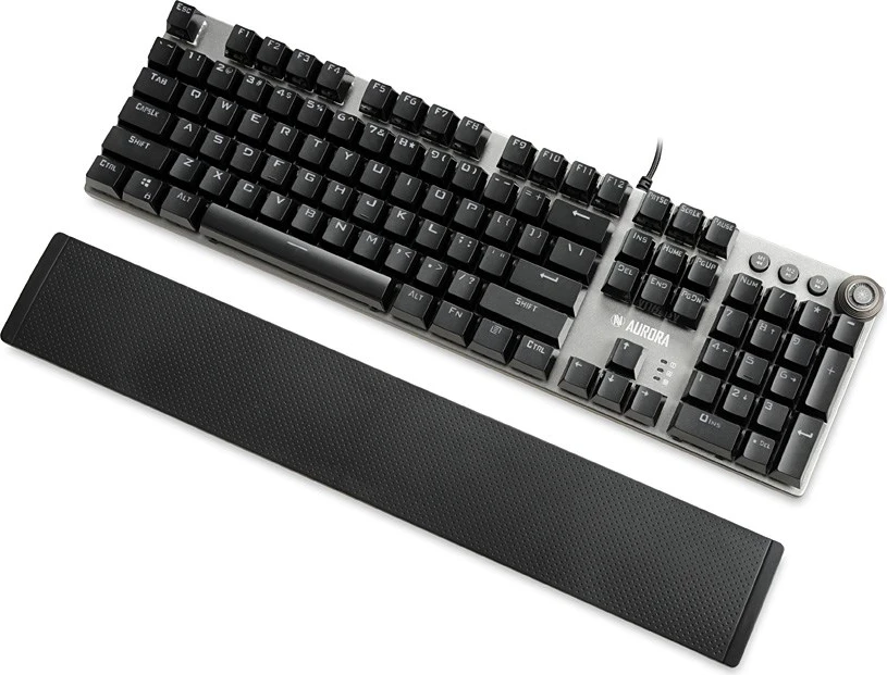 Mehanska/LED osvetljena tastatura iBox Aurora K-4 USB, črna