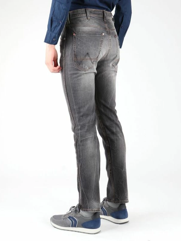 Ozke jeans hlače Wrangler za moške, modre