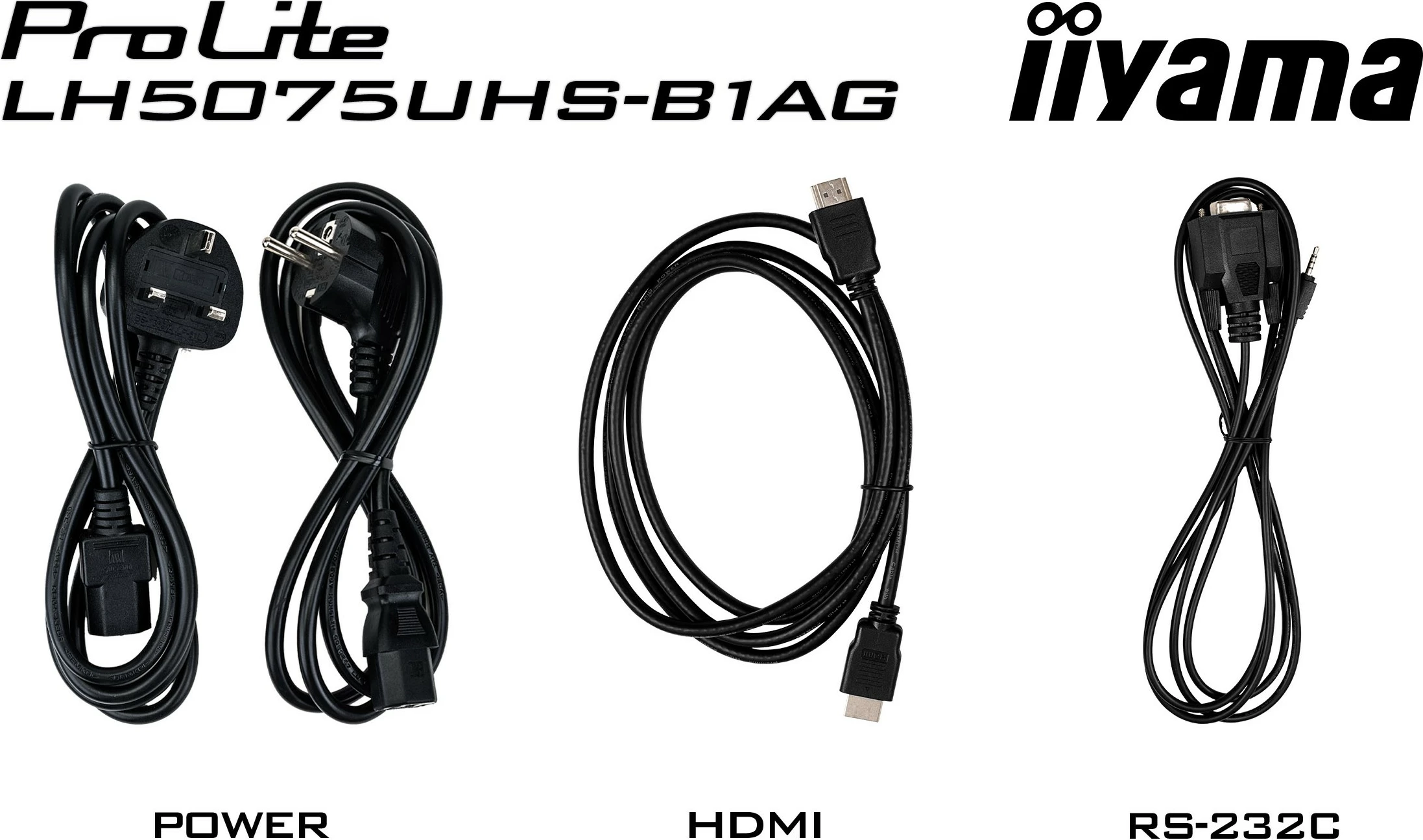 Digitalni zaslon iiyama LH5075UHS-B1AG, 49,5", 4K UHD, Wi‑Fi