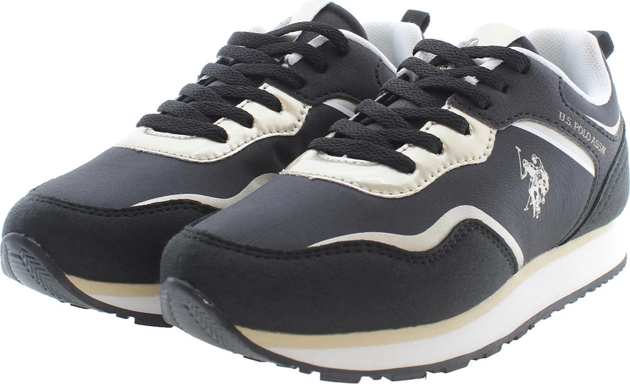 Atletski čevlji za fante U.S. POLO BEST PRICE, črni