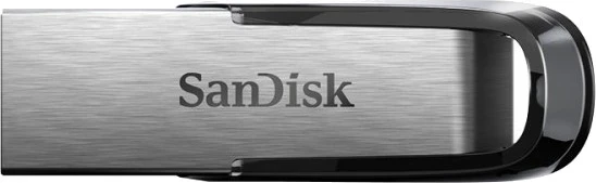 USB SanDisk Ultra Flair 3.0, 64 GB, srebrno/črn