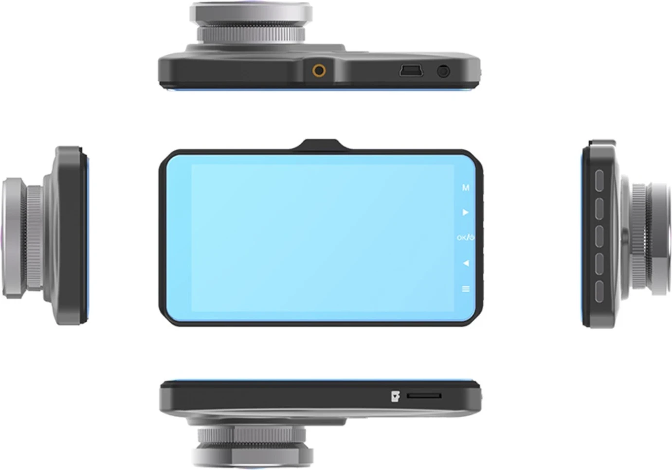 Avtomobilska kamera Tracer 4TS, 4", Full HD, črna