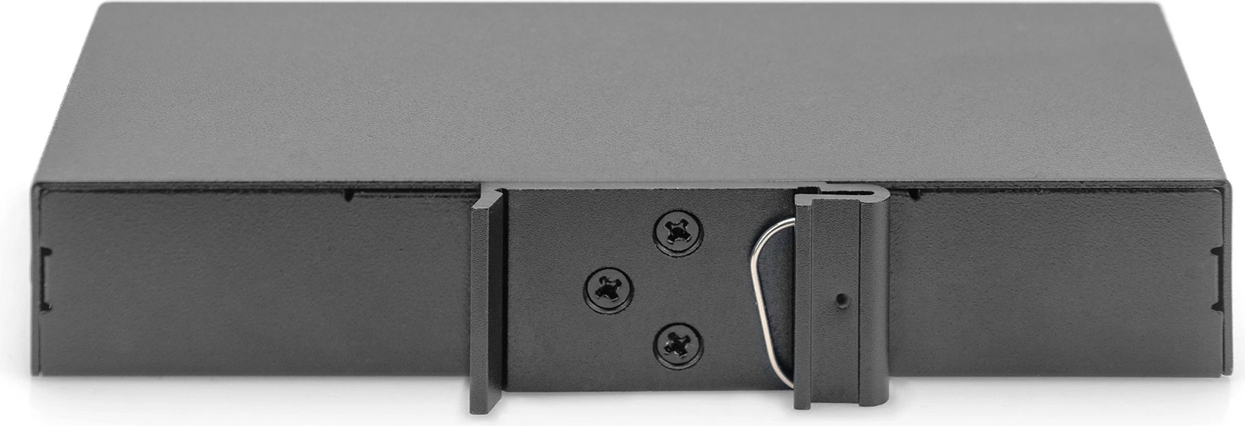 Industrijski USB razdelilec Digitus, 7 vrat USB 3.0, kovinski, črn