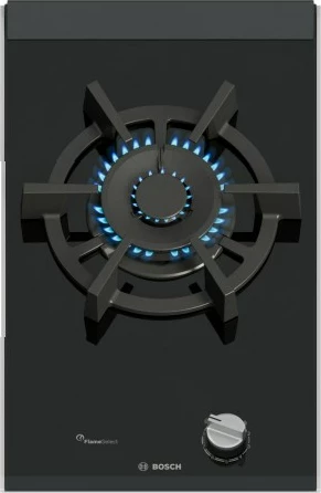 Kuhalna plošča na plin za vgradnjo, 30 cm, črna Bosch PRA3A6I10