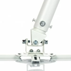 Stropni nosilec za projektor ART RAMART P-107W, 45–76 cm, 15 kg, bel