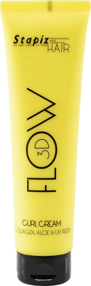 Krema za oblikovanje kodrastih las Stapiz Flow 3D Curl, za ženske, 150 ml