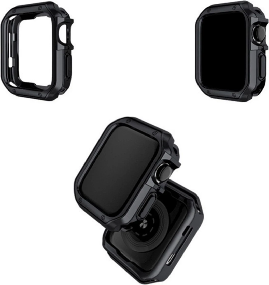 Zaščitni ovoj Hurtel Soft Strong za Apple Watch 42 mm Series 10, črn